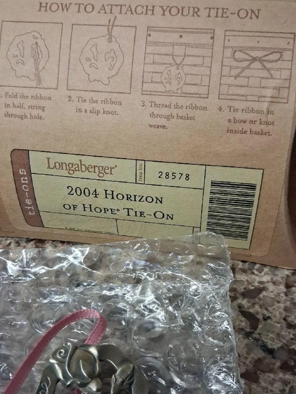 Longaberger Horizon Of Hope Accessories